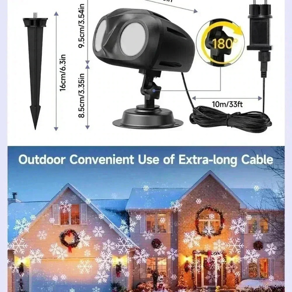 Other - Brand new:  Snowflake Projector Light